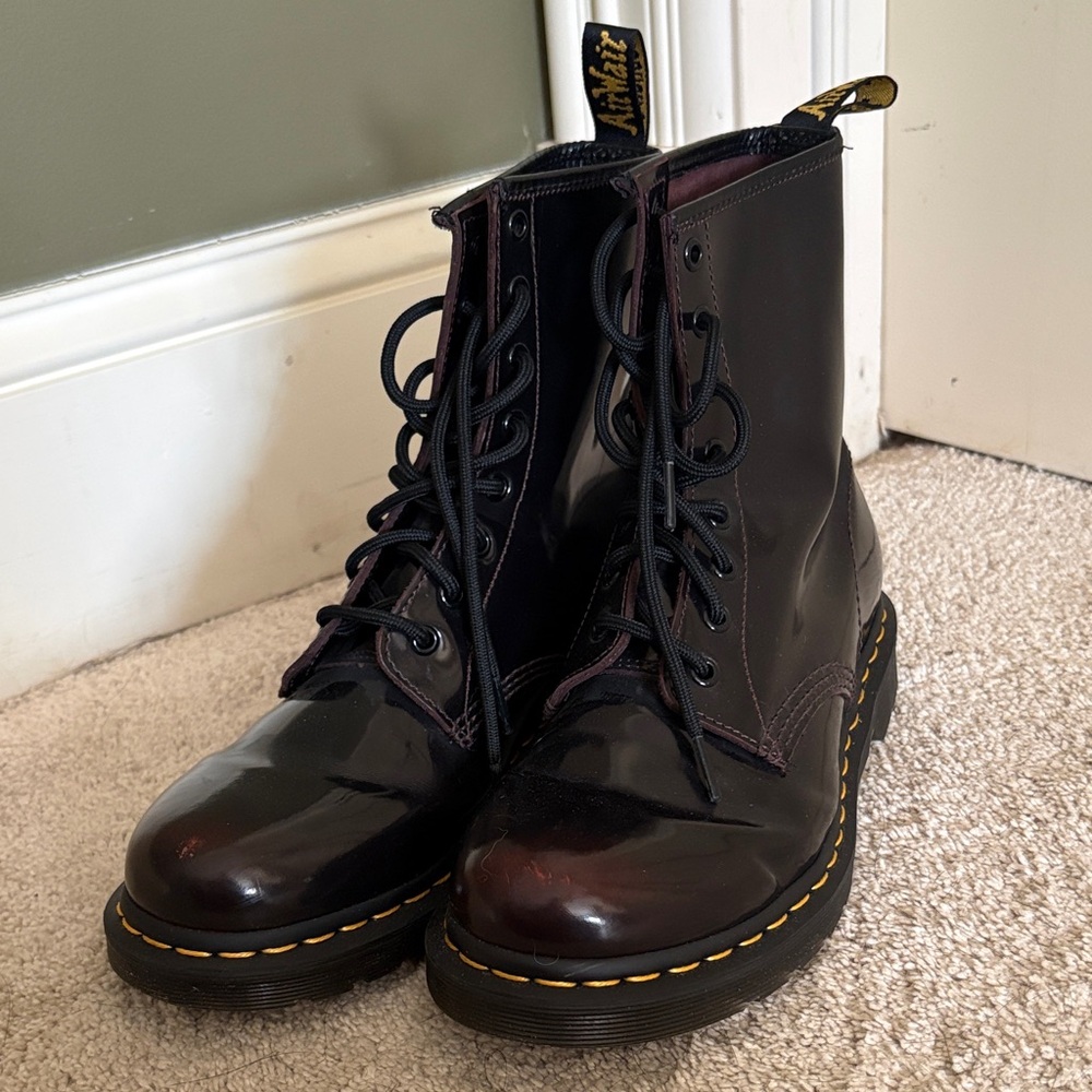 Dr. Martens 1460 Cherry Red Arcadia Leather Boots